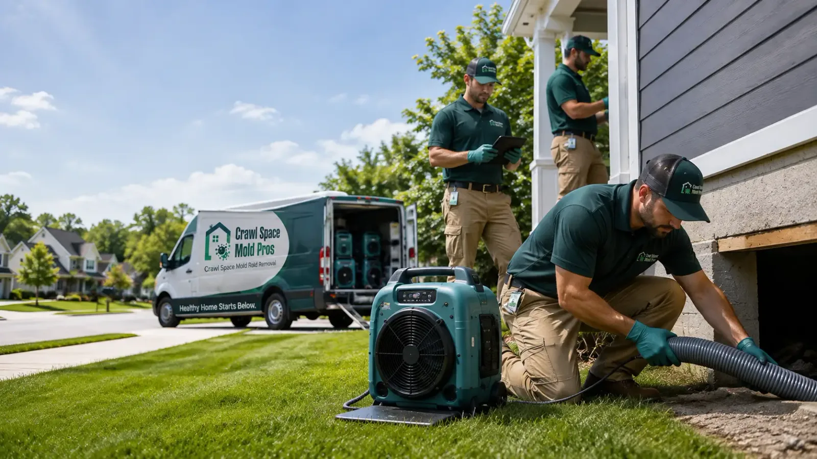 Crawl Space Mold Removal in College Springs, IA